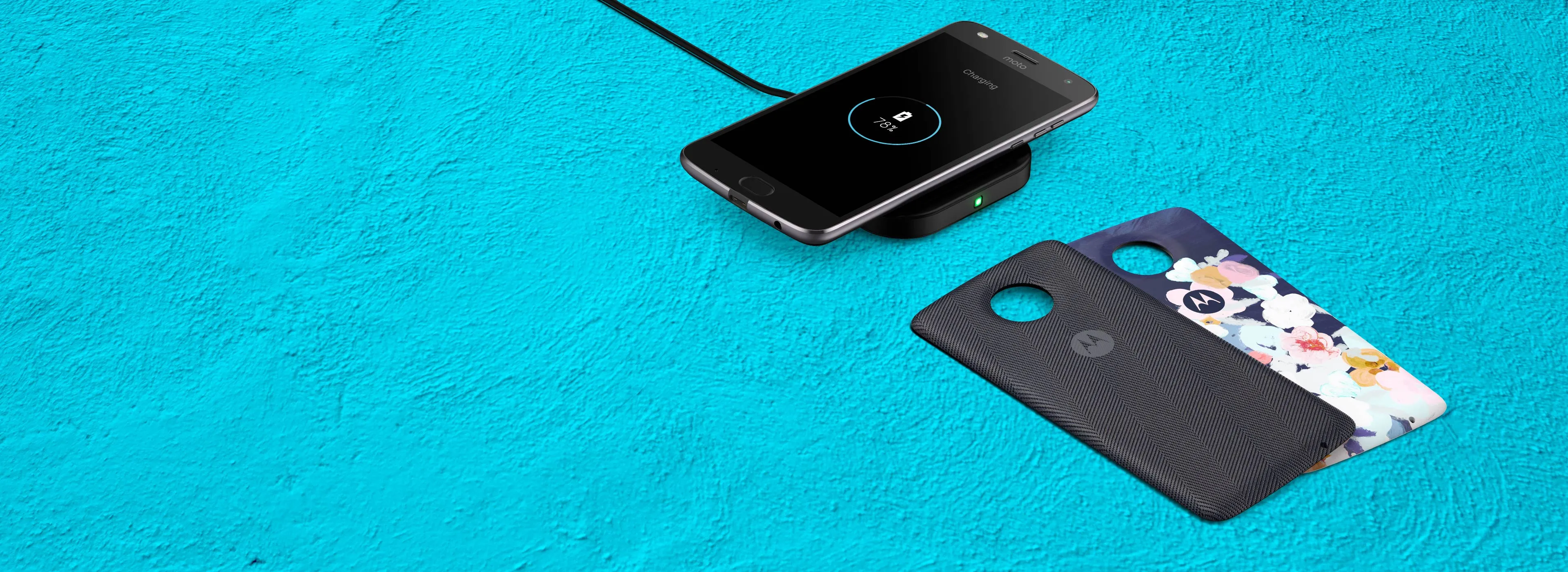 Moto Style Shell with Wireless Charging